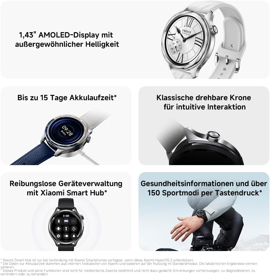 Xiaomi Watch S4“ Juodas