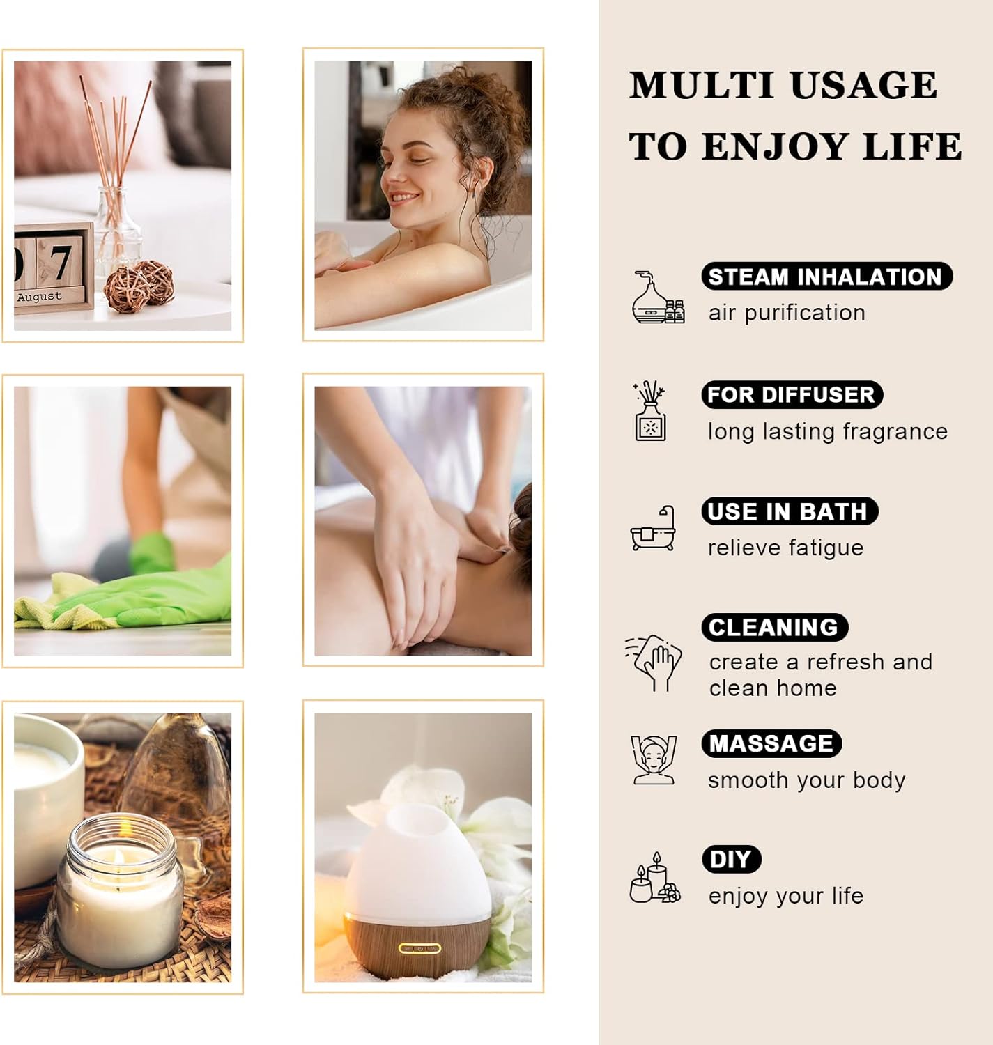 Kardamono eterinis aliejus, 118 ml didelis buteliukas, aukščiausios kokybės kardamono aliejus su stikliniu lašintuvu, puikiai tinka difuzoriams, žvakėms ir muilui gaminti – 4oz.