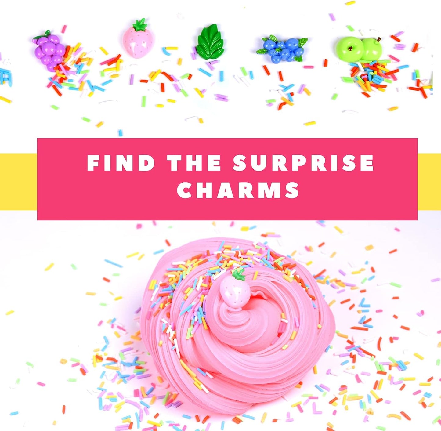 „ToysButty“ gleivių rinkinys vaikams, 6 skirtingų kvapų paruoštos gleivės 28 uncijų indeliuose su vaisių pakabuku, purus blizgučių sviesto glaisto skaidrus gleivių rinkinys, dovana mergaitėms ir berniukams vakarėliui