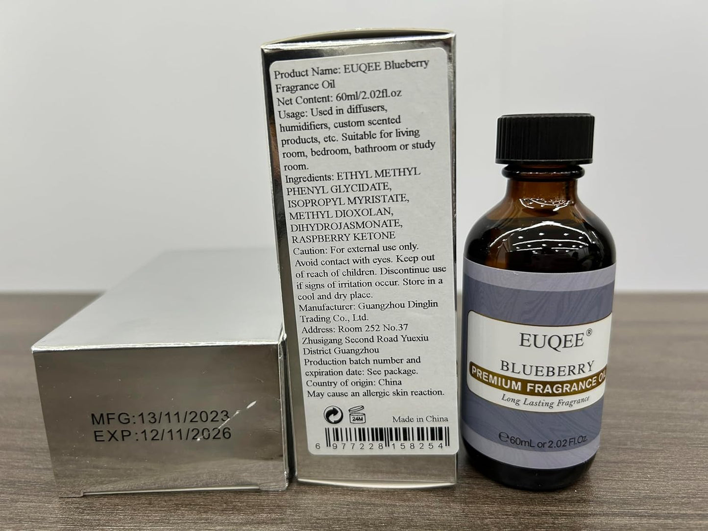 Mėlynių kvapo aliejus, aukščiausios kokybės kvapusis eterinis aliejus su stikliniu lašintuvu difuzoriams, žvakėms ir muilui gaminti (60 ml)