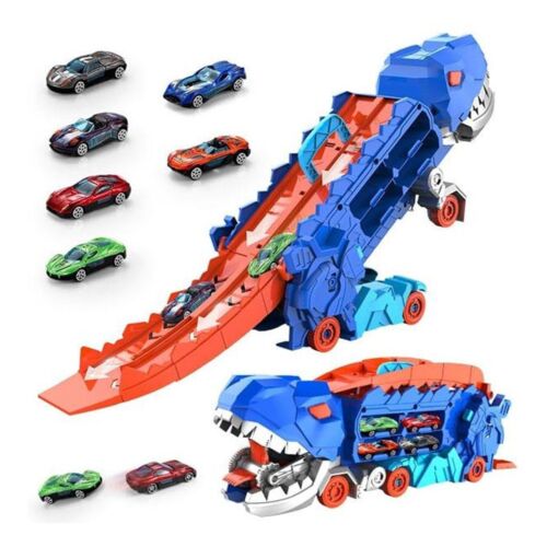 Automobilių sunkvežimis T-REX + 6 automobiliai